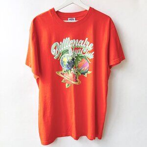 Billionaire Boys Clue Planet Trees Short Sleeve Tee, orange, Size XL